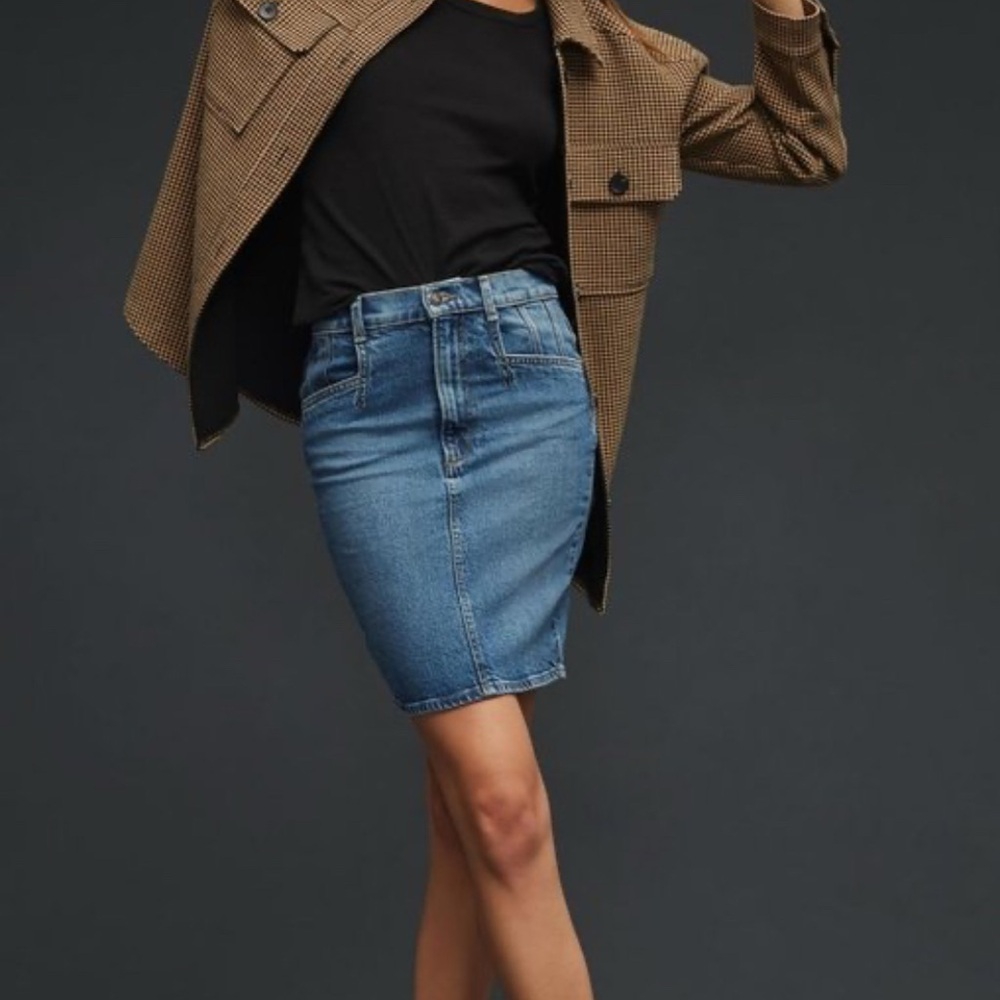 Favorite Daughter                      The Jordie Denim Pencil Skirt